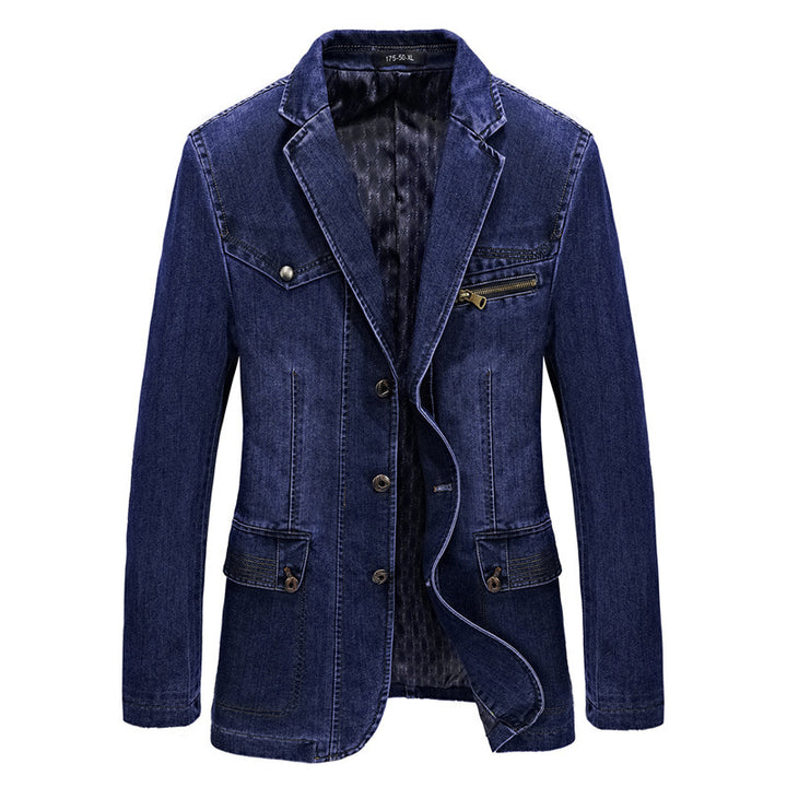 Men's Denim Blazer Lisslune