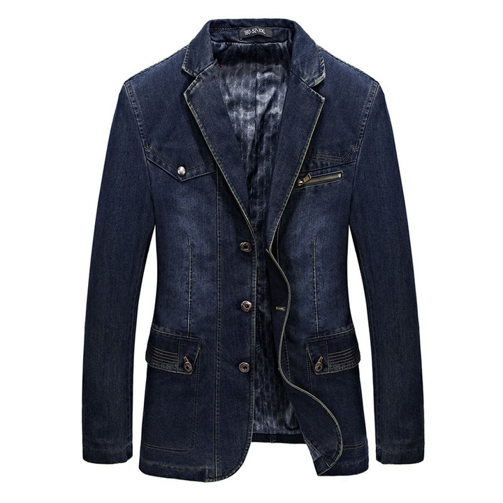Men's Denim Blazer Lisslune