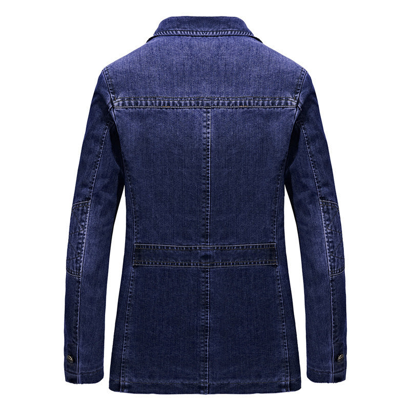 Men's Denim Blazer Lisslune