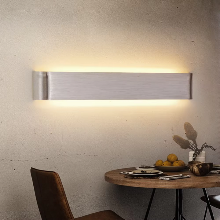 Lisslune | Nordic LED Wall Light - Modern Brushed Aluminum Indoor Wall Light