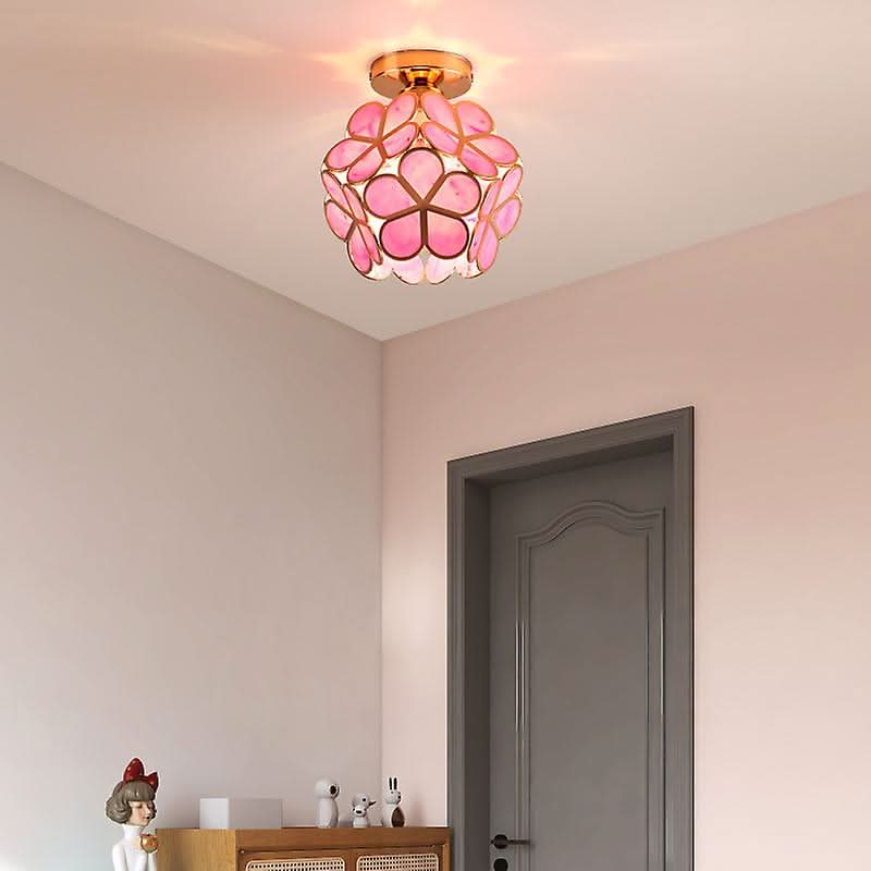 Lisslune | Flowers Style Glass Hallway Ceiling Light