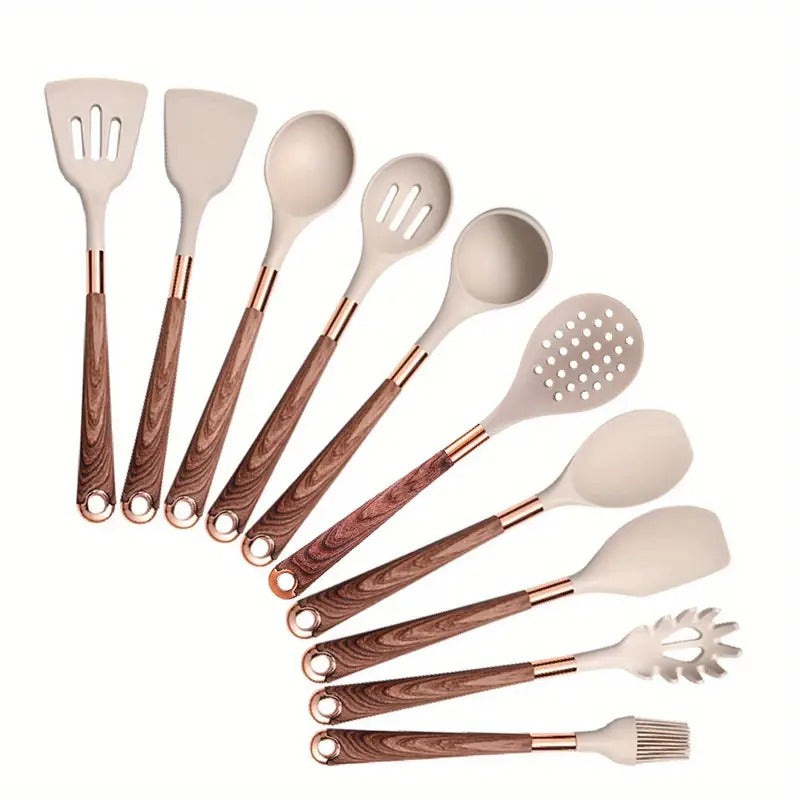 Lisslune | Elegant Silicone Cooking Utensils Set