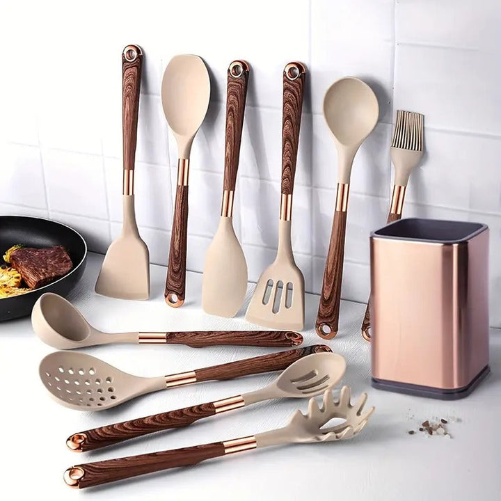 Lisslune | Elegant Silicone Cooking Utensils Set