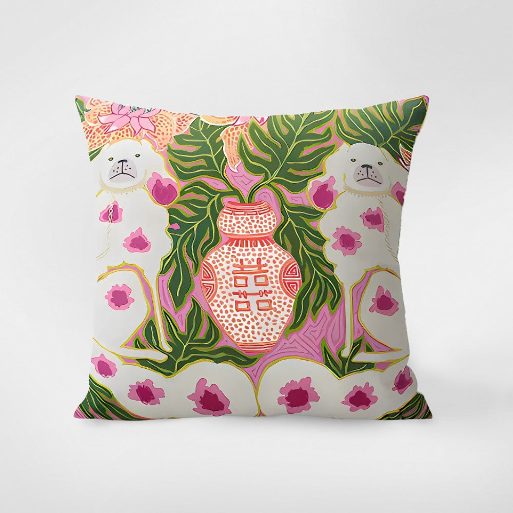 Lisslune | Zebra Tapestry Tassel Cushion Cover