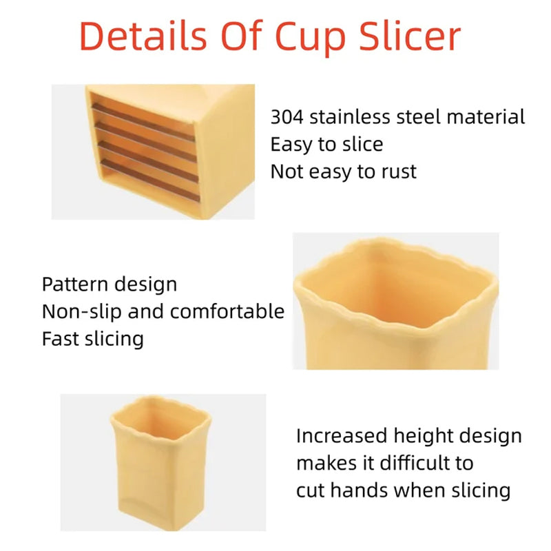 Lisslune | Fruit Egg Stainless Steel Strawberry Cutter