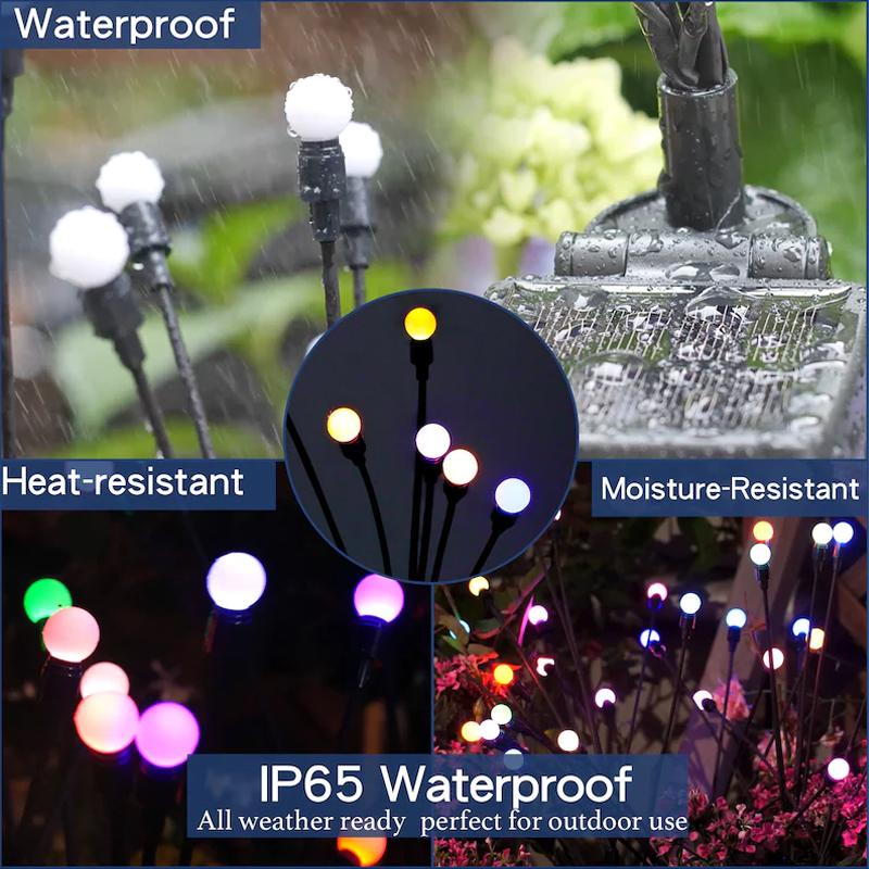 Lisslune | Solar Garden LED Firefly Plug Light