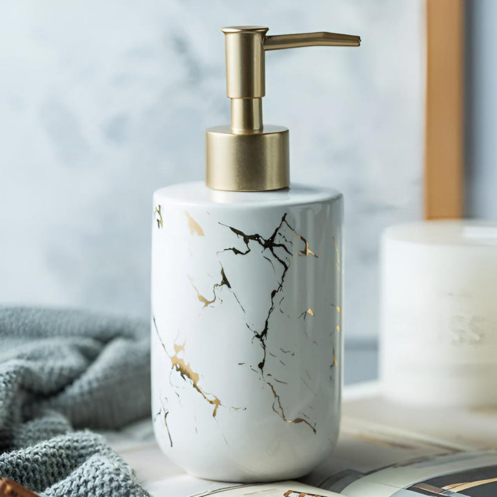 Lisslune | Golden Marble Luxe Dispenser