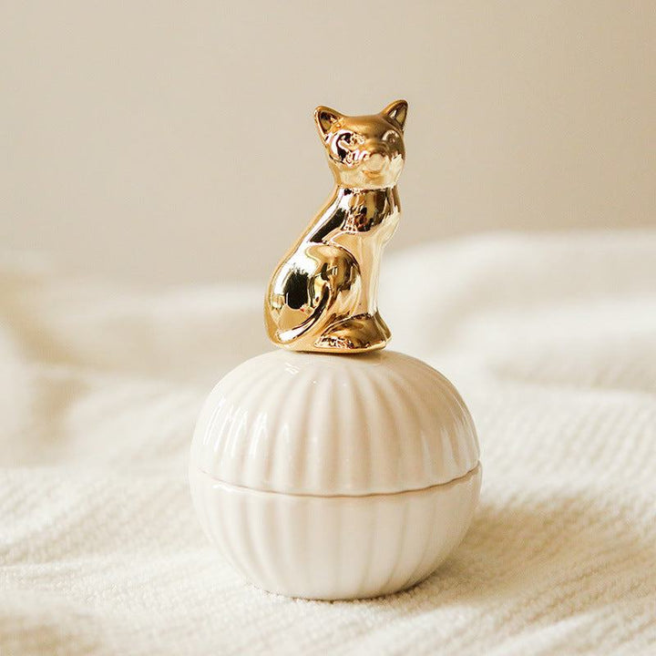 Rynx Elegance Animal Figurine Handle Jewelry Storage Box