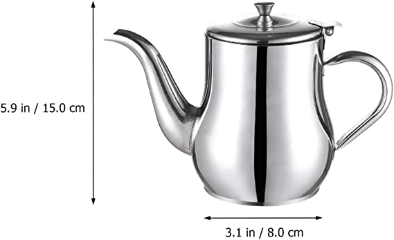 Lisslune | Oil filter jug in stainless steel