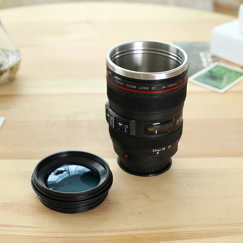 Lisslune | Camera Lens Inspired Insulated Cup Coffee Mug