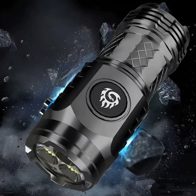 Lisslune | Mini flashlight with three-eyed monster