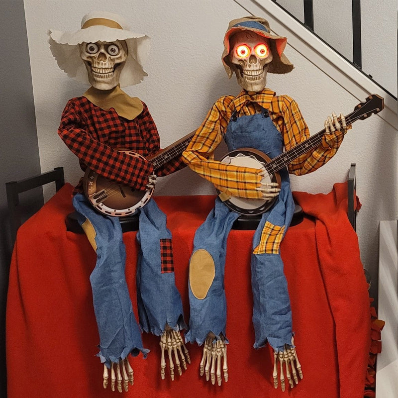 Lisslune | Funny animated dueling banjo skeletons