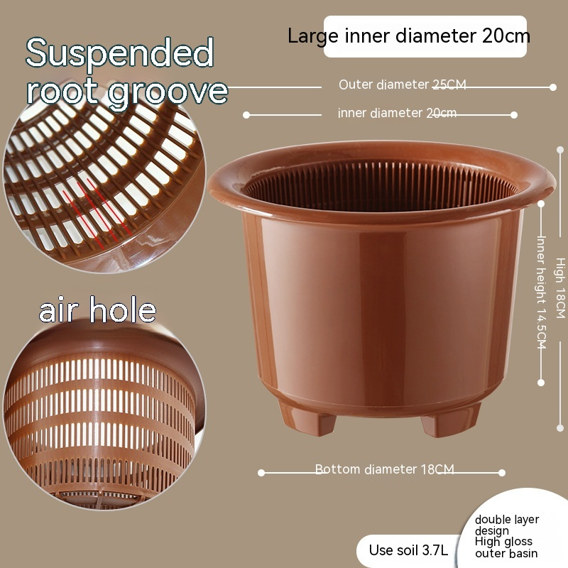 Lisslune | Breathable Root Control Pot for Plants – Ideal for Healthy Growth and Optimal Aeration