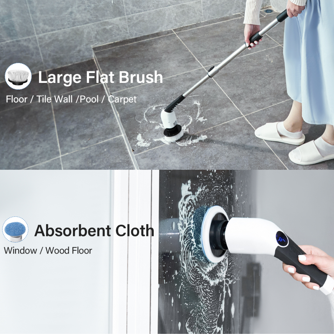 Lisslune | Electric Spin Scrubber – Effortless Cleaning in Half the Time