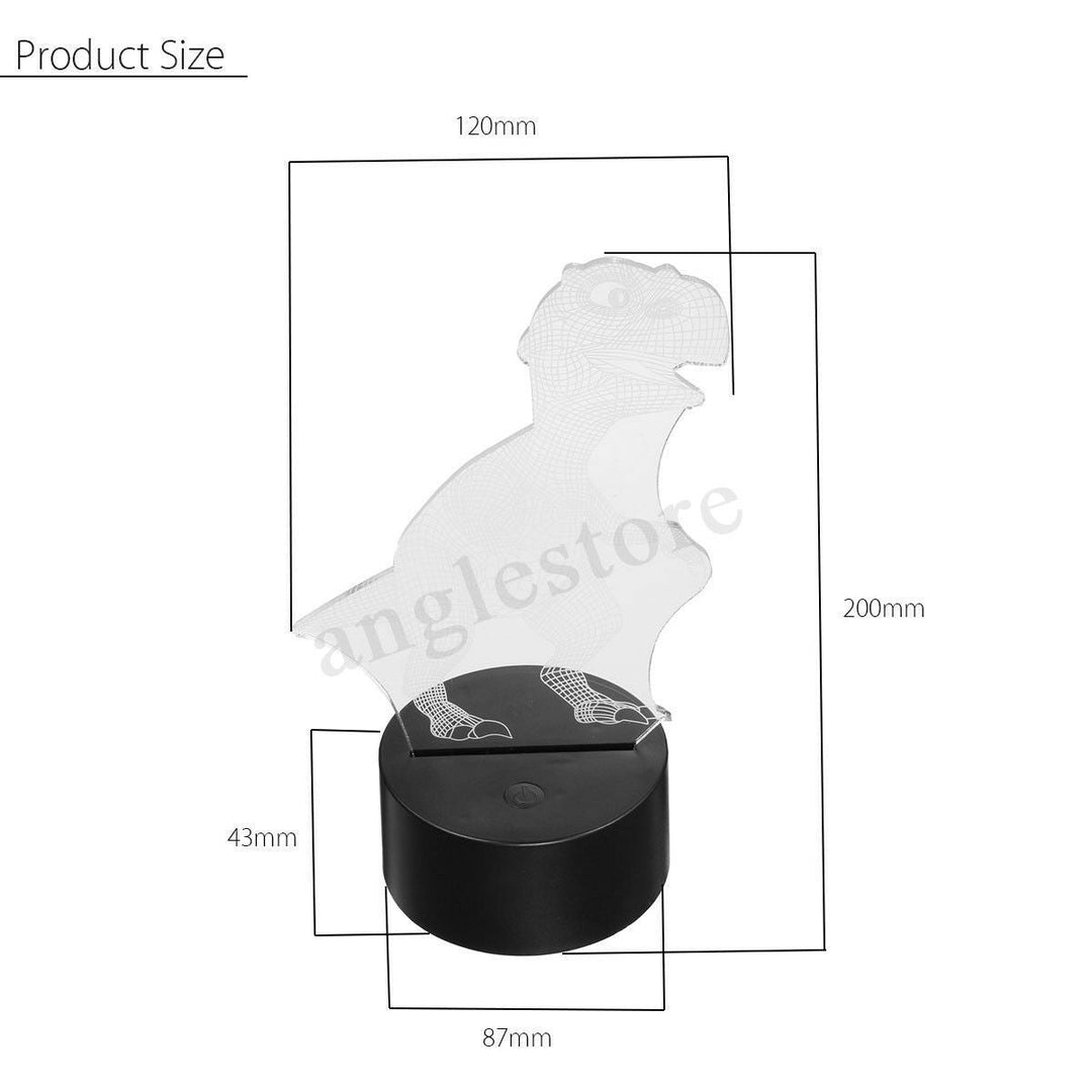 Lisslune | Dinosaur Night light - 3D Dinosaur Light - T Rex Night Light