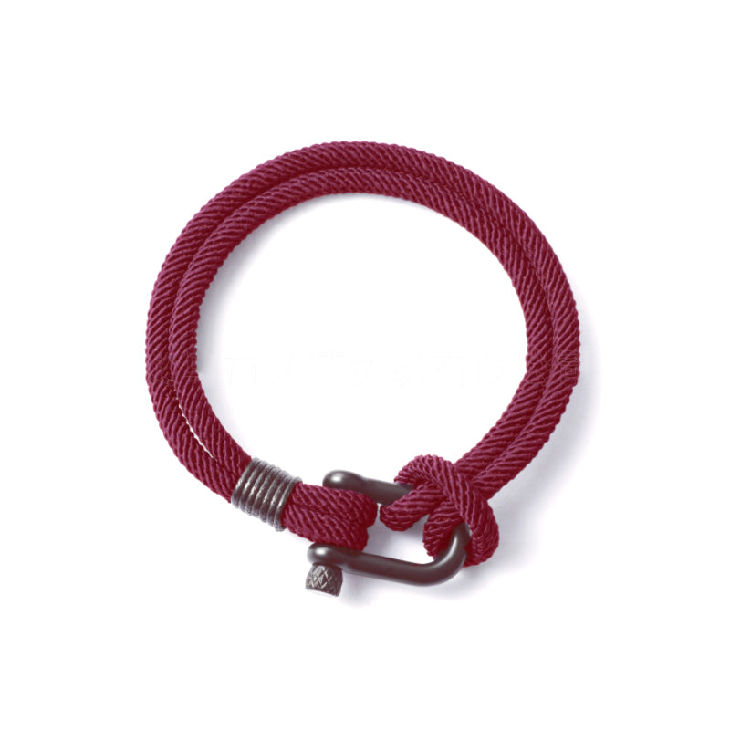 Lisslune | U-shaped buckle nylon braided bracelet