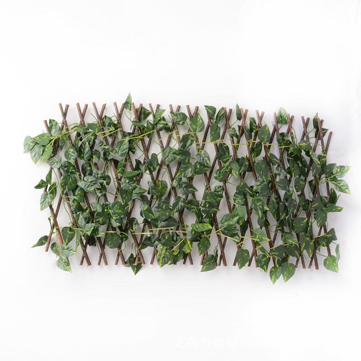 Lisslune | Artificial Garden Fence with Ivy – Flexible Privacy Screen for Balcony and Terrace