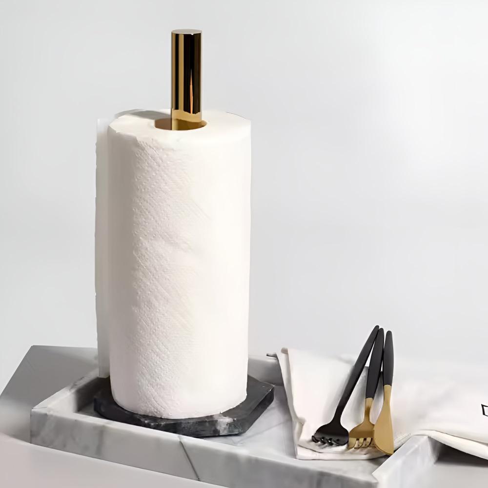 Lisslune | Marble Base Paper Towel Holder
