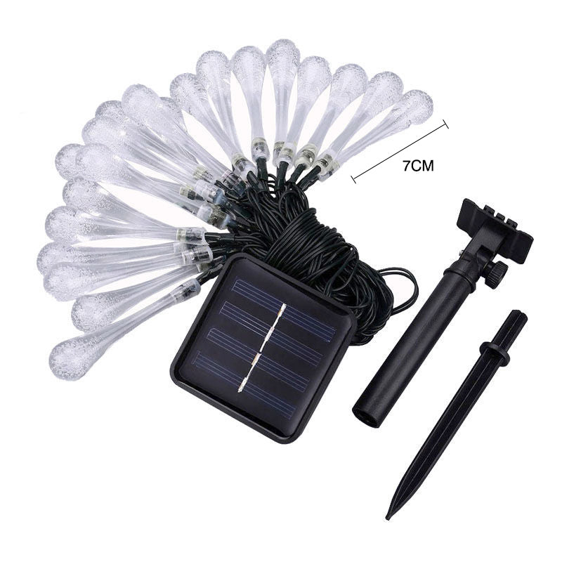 Lisslune | Solar Water Drop String Lights