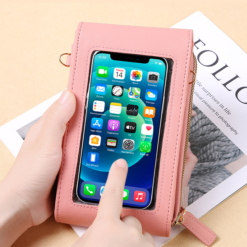Lisslune | Large Capacity Elegant Shoulder Bag with Touchscreen for Phones