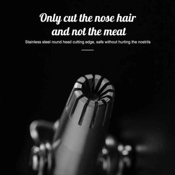 Lisslune | Safe Touch Stainless Steel Nose Hair Trimmer