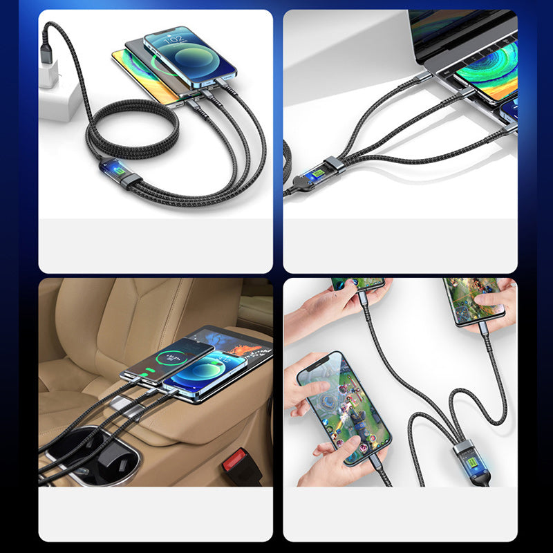 Lisslune | Super Fast Charging 3-in-1 Data Cable