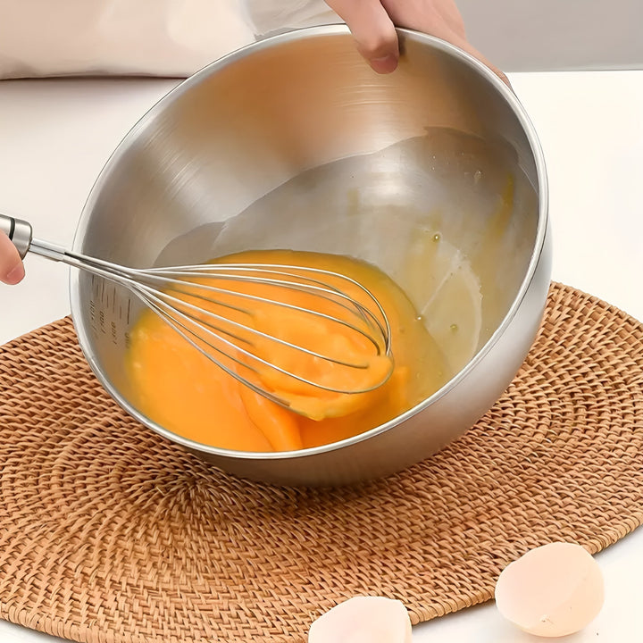 Lisslune | 3pcs Stainless Steel Mixing Bowl Set