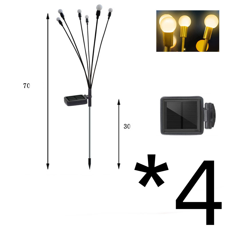 Lisslune | LED Solar Garden Light with Flexible Light Balls – Waterproof Decorative Light for Beds and Paths