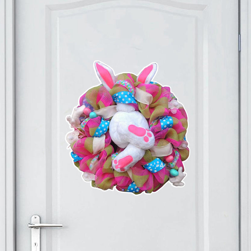 Lisslune | Easter Bunny Wreath Sticker