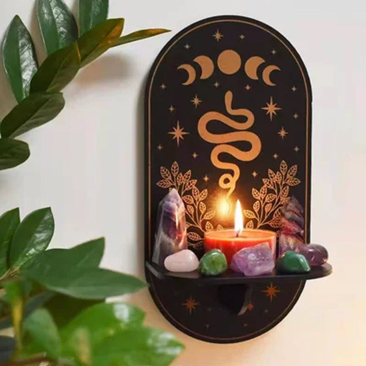 Lisslune | Creative Candle Holder Decoration Made of Wood
