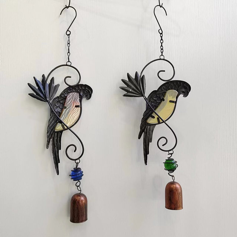 Lisslune | Three-dimensional parrot wind chime, hanging decoration