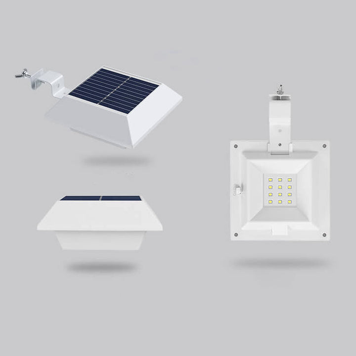 Lisslune | Solar UFO Shape Design Fence Light LED Outdoor Wall Lamp