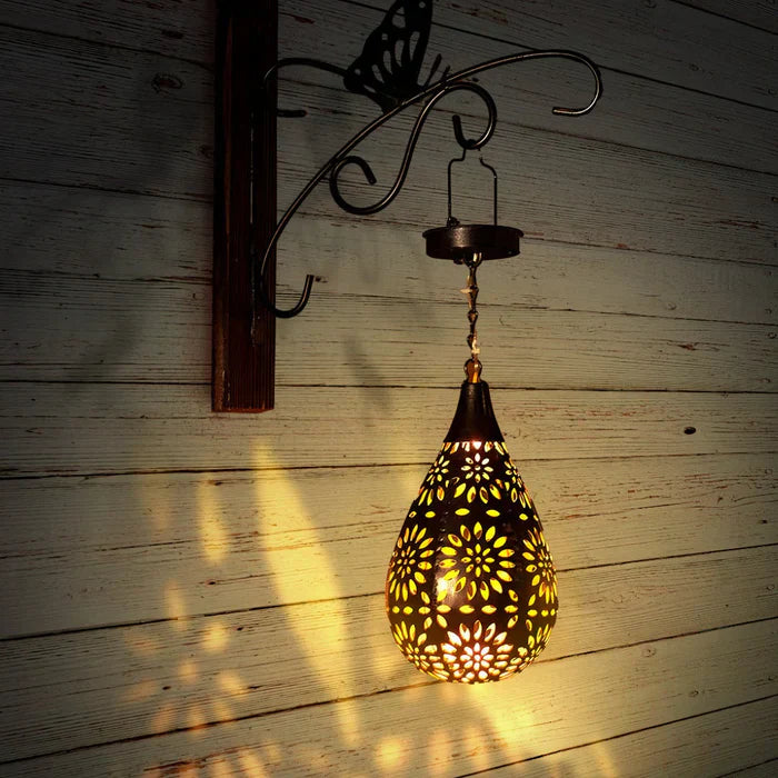 Lisslune | Solar-powered & Weather-resistant Garden Lamp in Flower Design – For Stylish Outdoor Lighting
