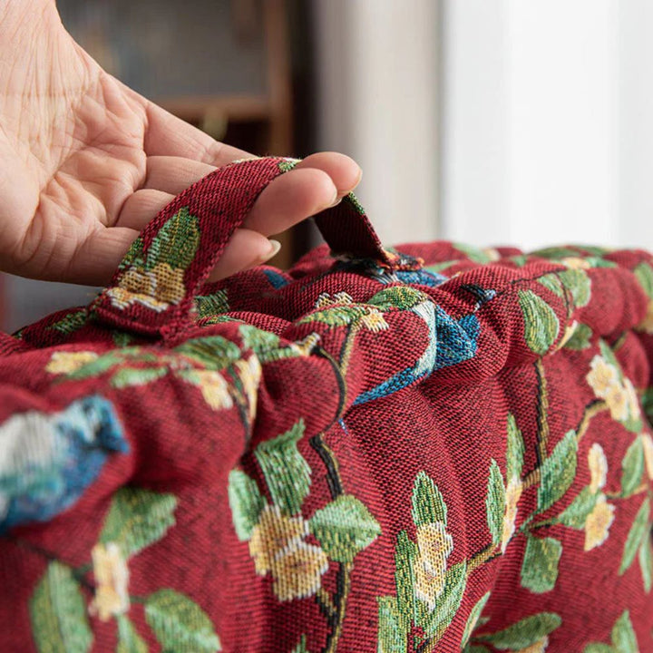 Lisslune | Whimsical Bird Leaf Cushion