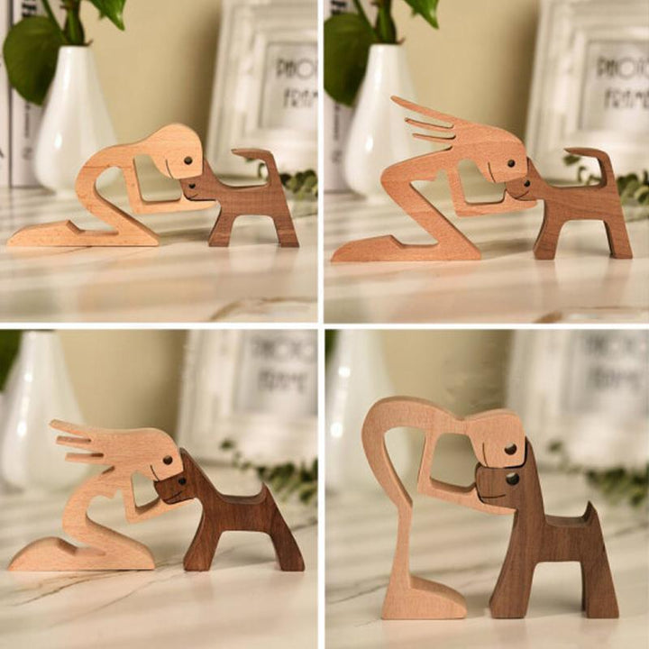 Lisslune | Animal Lover Wooden Sculpture Table Decoration