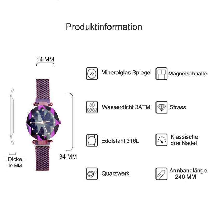 Lisslune | Waterproof Starry Sky Girls Wristwatch