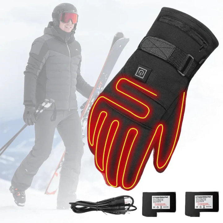 Lisslune | Electric Heated Winter Gloves – Adjustable Heat and Touchscreen Compatible