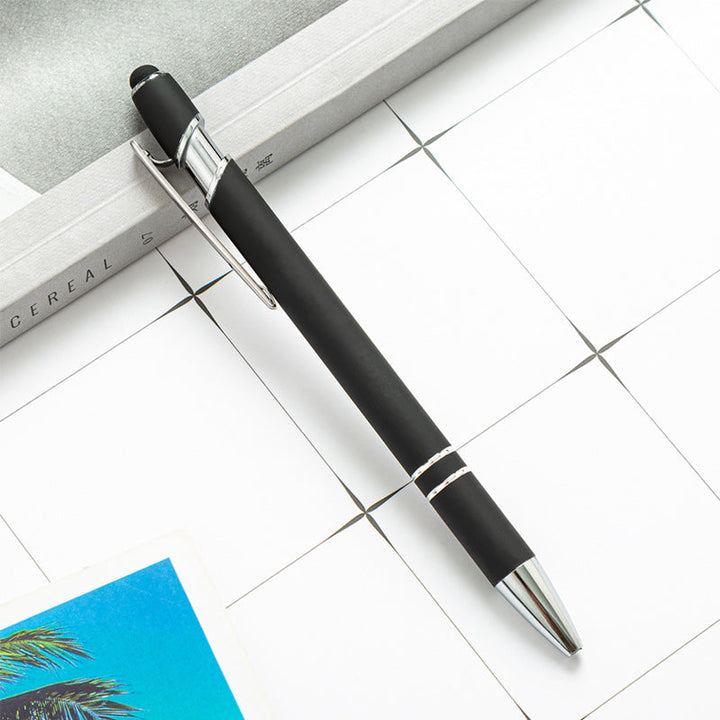 Lisslune | Metal Print Aluminum Ballpoint Pen, 8 Pieces