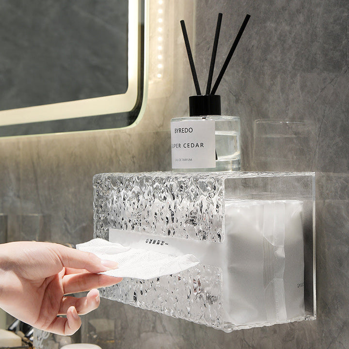 Lisslune | Multifunctional tissue box with glacier pattern