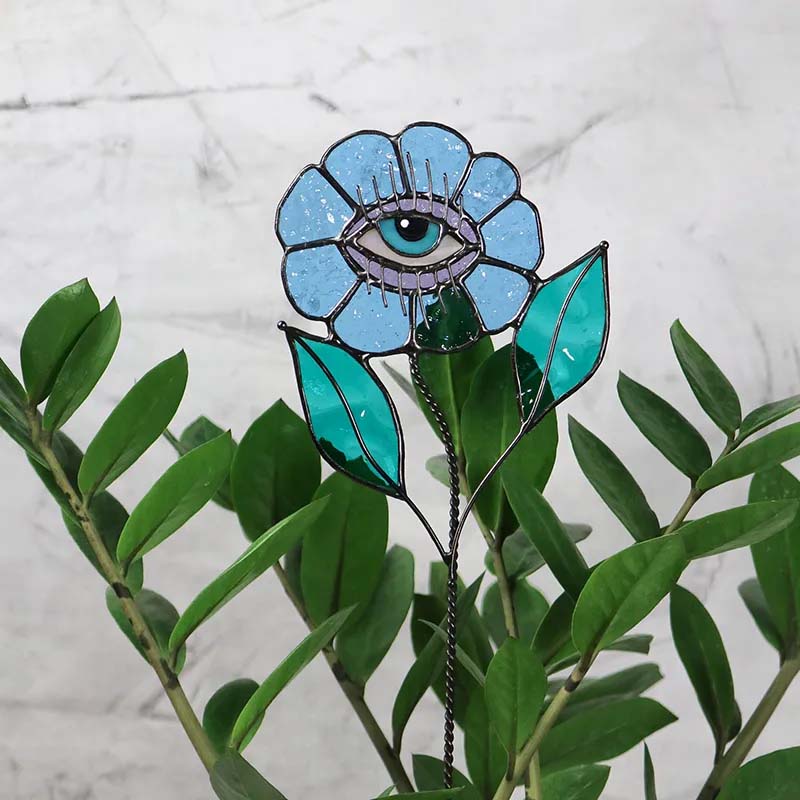 Lisslune | Early Halloween💀Skull Stained Glass Plant