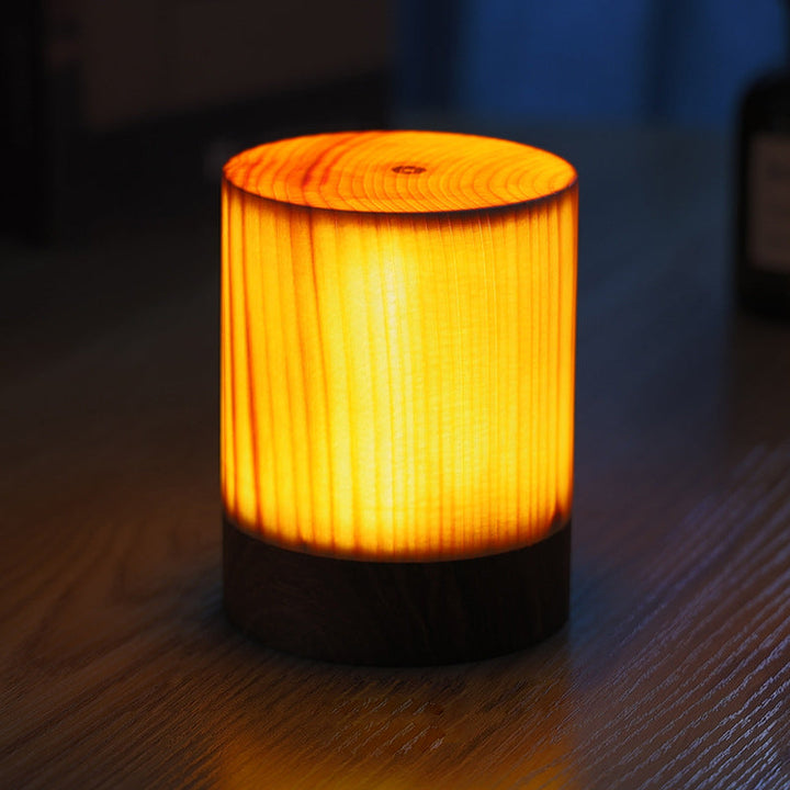 Lisslune | LumiWood – LED table lamp with battery and touch control