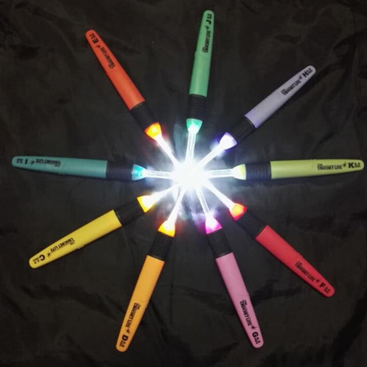Lisslune | LED Light Crochet Hooks (9 Pieces)