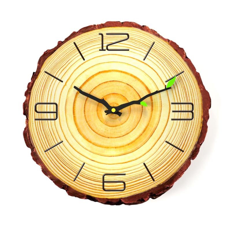 Lisslune | Wooden Annual Rings Wall Clock