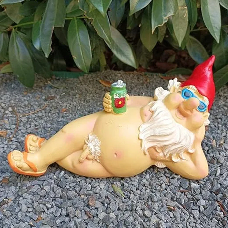 Lisslune | Cheeky Garden Gnome Funny Statue