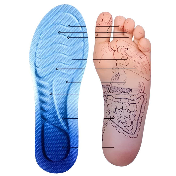 Lisslune | Orthopedic Insoles for Foot Pain Relief | 4D Shock Absorption, Heel Pain Relief & Posture Support for All-Day Comfort