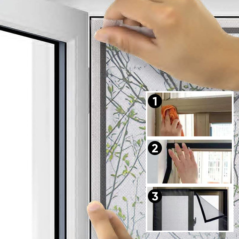 Lisslune | Self-adhesive mosquito protection screens