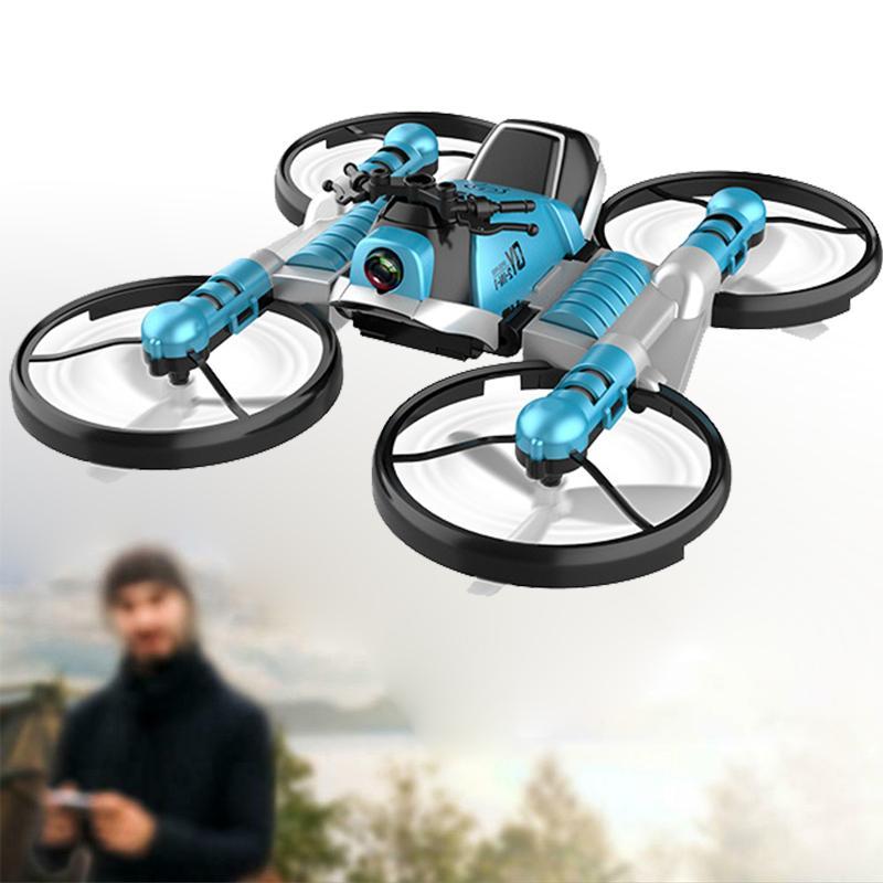 Lisslune | 2.4 G Remote Deformed Motorcycle, Drone