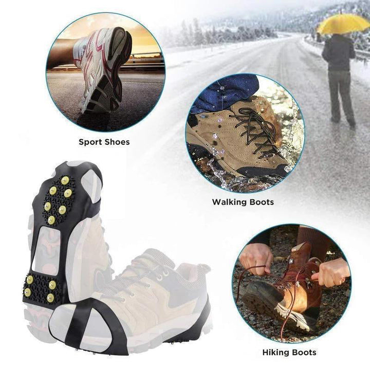 Lisslune | Traction Cleats Ice Snow Grippers Non-Slip Silicone