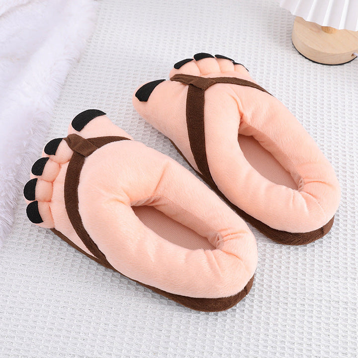 Lisslune | Funny Foot Plush Novelty Slippers