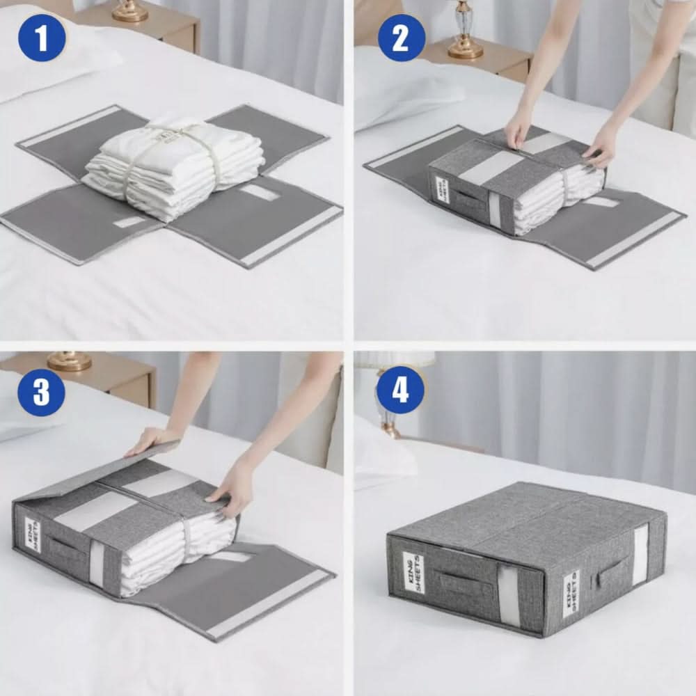 Lisslune | SheetStack - Foldable storage for bedding